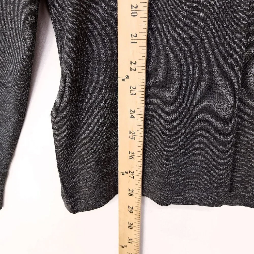 PGA Tour Quarter Zip Pullover Long Sleeve Men's Medium Polyester Golf Shirt Gray - Picture 6 of 13